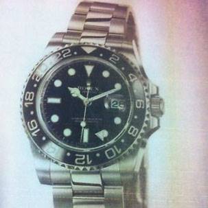 A photo of a watch stolen by the gang.