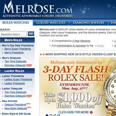 Rolex is suing watch restorers Melrose.com