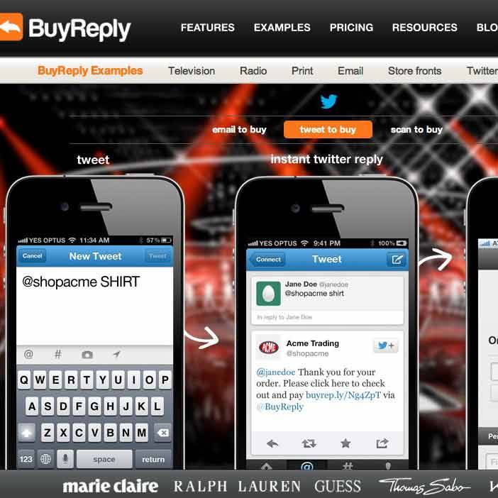 BuyReply lets consumers buy products via email and Twitter.