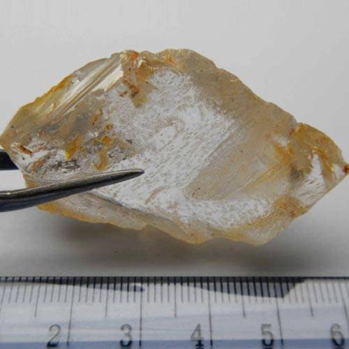 This huge white diamond was uncovered in Angola.