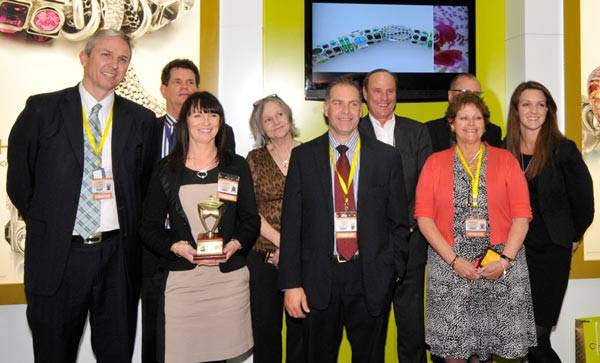 Chamilia wins 2012 Best Large Stand Award at last year’s Sydney Jewellery Fair