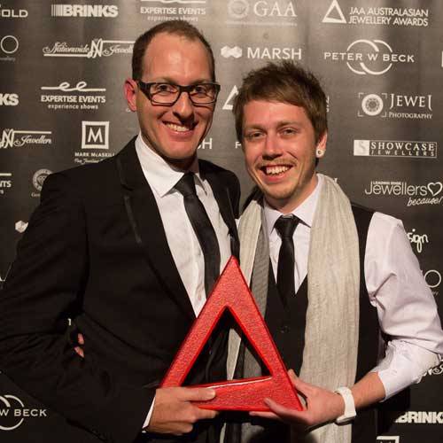 Jeweller of the Year joint winners, Martin Linning and Martyn Brown