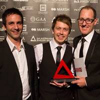 CAD/CAM winners Martin Linning and Martyn Brown with Chemgold