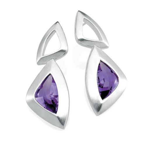 Daniel Bentley South Atlantic amethyst earrings