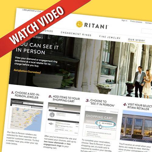 Ritani's new clicks and bricks business model explained online