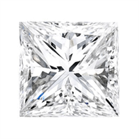 A princess cut diamond