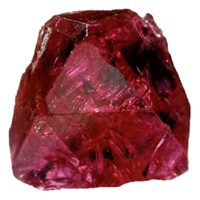 Ruby uncut crystal