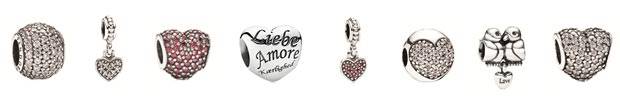 Pandora promoted themed charms that also proved popular 