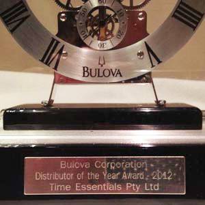 Time Essentials' winning trophy