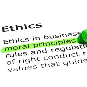 Ethics are often associated with morals