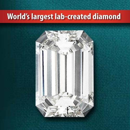 Gemesis has released the world's largest, cleanest lab-created diamond