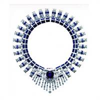 Cartier diamond and sapphire necklace, 1936