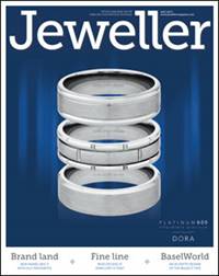 Dora¹s Platinum 600 rings were unveiled on Jeweller¹s July front cover