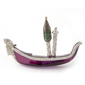 A Gondola brooch by Nardi