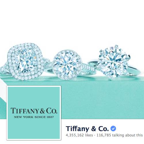 Tiffany's high-quality and image-driven posts are said to encourage consumer engagement