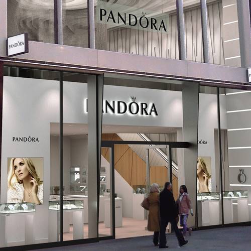 Pandora's largest concept store opened in London earlier this month