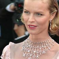 Eva Herzegova wearing Chopard