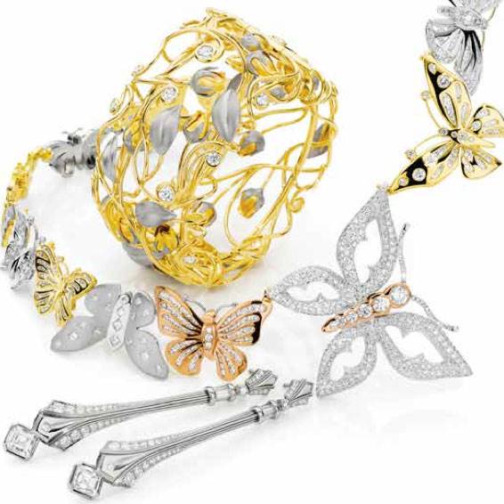 Jewellery pieces selected as finalists in the Red Carpet category