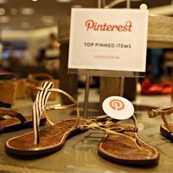 An example of how Pinterest can be incorporated into retail stores