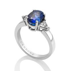 A sapphire ring from Cerrone