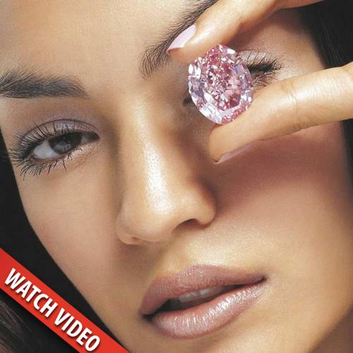 The stone was the largest flawless fancy pink diamond that the GIA had ever graded