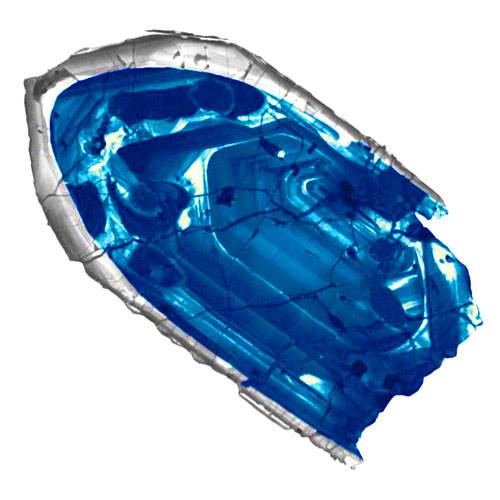 The zircon was found in Jack Hills, Western Australia. Image courtesy of John Valley