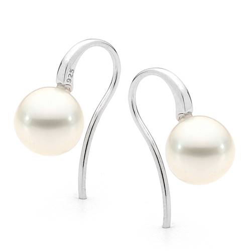 Broken Bay Pearls' hook earrings