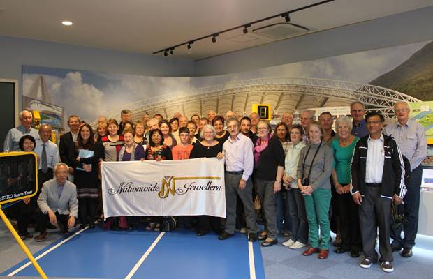 The Nationwide Jewellers group at the Seiko museum