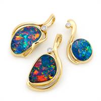 Opal pendants from Opals Australia