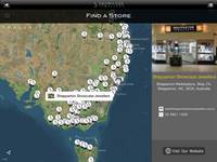 The app allows customers to find their nearest Showcase Jewellers store