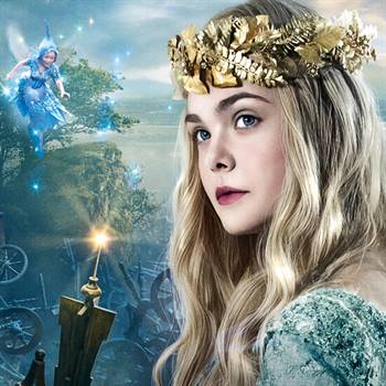 Elle Fanning plays Princess Aurora in Maleficent