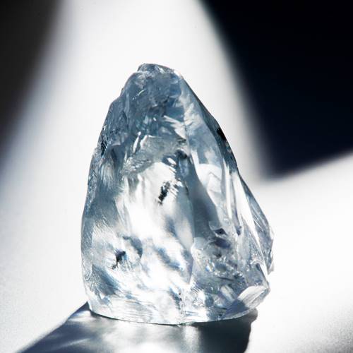 A 122.52-carat blue diamond was found at the Cullinan mine in South Africa