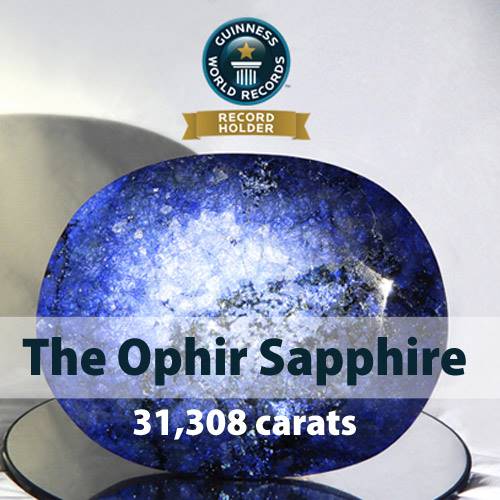 The world's largest sapphire