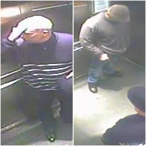 CCTV footage show two men suspected to have stolen the jewellery. Image: Victoria Police