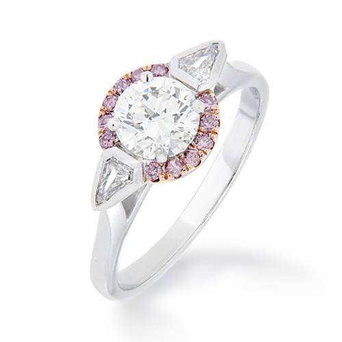 Pink Kimberley's Australian pink diamond ring