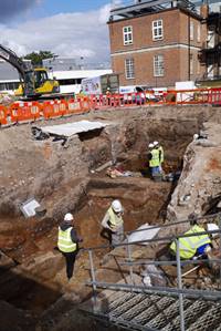 The jewellery was found during the redevelopment of a UK department store