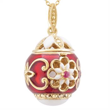 SJ Jewels' enamelled and bejewelled pendant