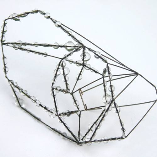 A crystal brooch from Kiuru's award-winning 'Winter Thoughts' series.