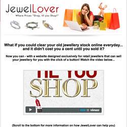 Jewellery Marketing Solutions' preliminary JewelLover website