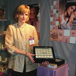 Karin Adcock, Pandora president back in 2005, Pandoras first exhibit