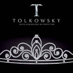 The Tolkowsky tiara has over 5 carats of diamonds with Tolkowsky stones