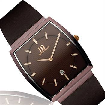 Danish Design's new post-modern timepiece with a bronze sqaure face