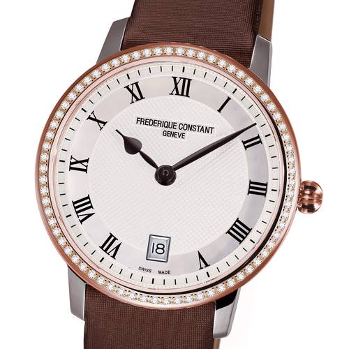 The Slimline ladies timepiece, new from Frederique Constant