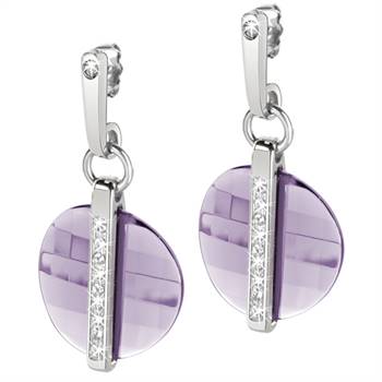 Amethyst coloured earrings from Morellato 