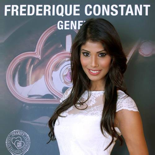 Miss Earth, Nicole Faria brand amassador for Frederique Constant