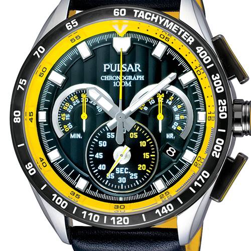 The bold new chronograph from Pulsar