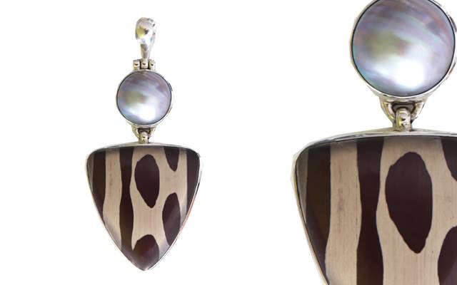 Renee Blackwell Design's Australian Zebra Stone pendant