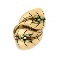 Leaf cuff, green