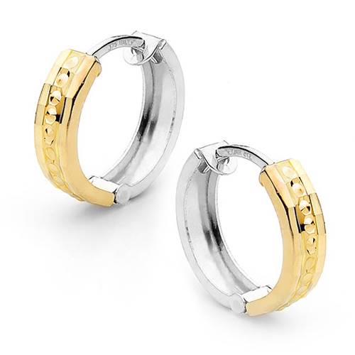 Oro Bello's new revesible huggie earrings