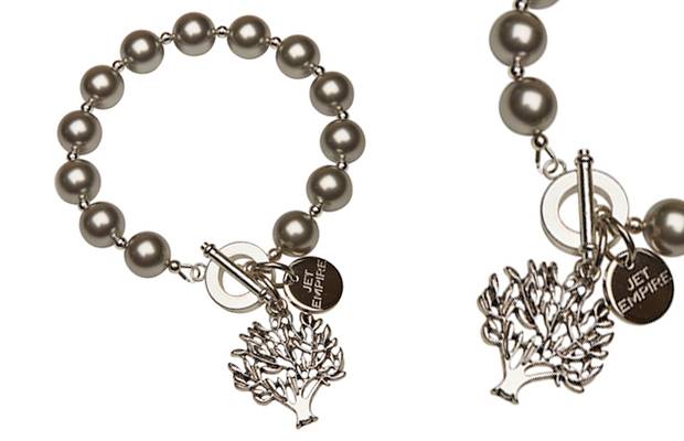 Jet Empire's One Tree Hill silver bracelet